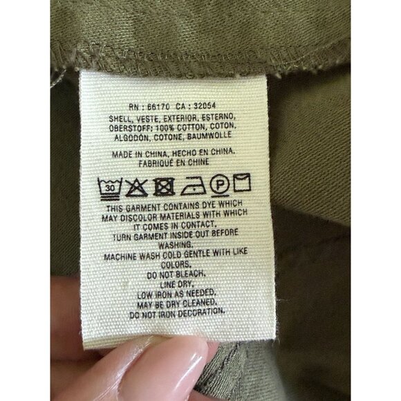 Anthropologie Hei Hei Floral Embroidered Military Green Field Jacket Size Small - Picture 9 of 12